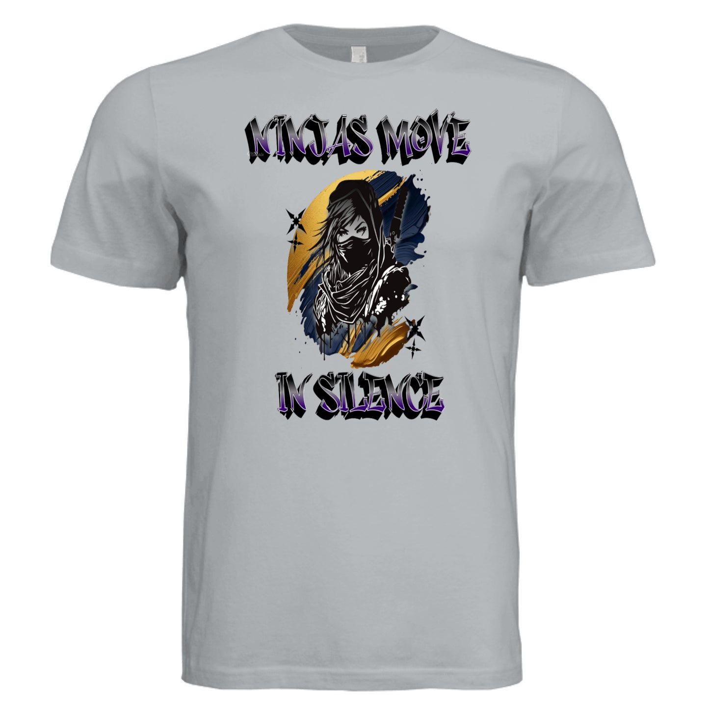 Solid Silver Triblend - FRONT